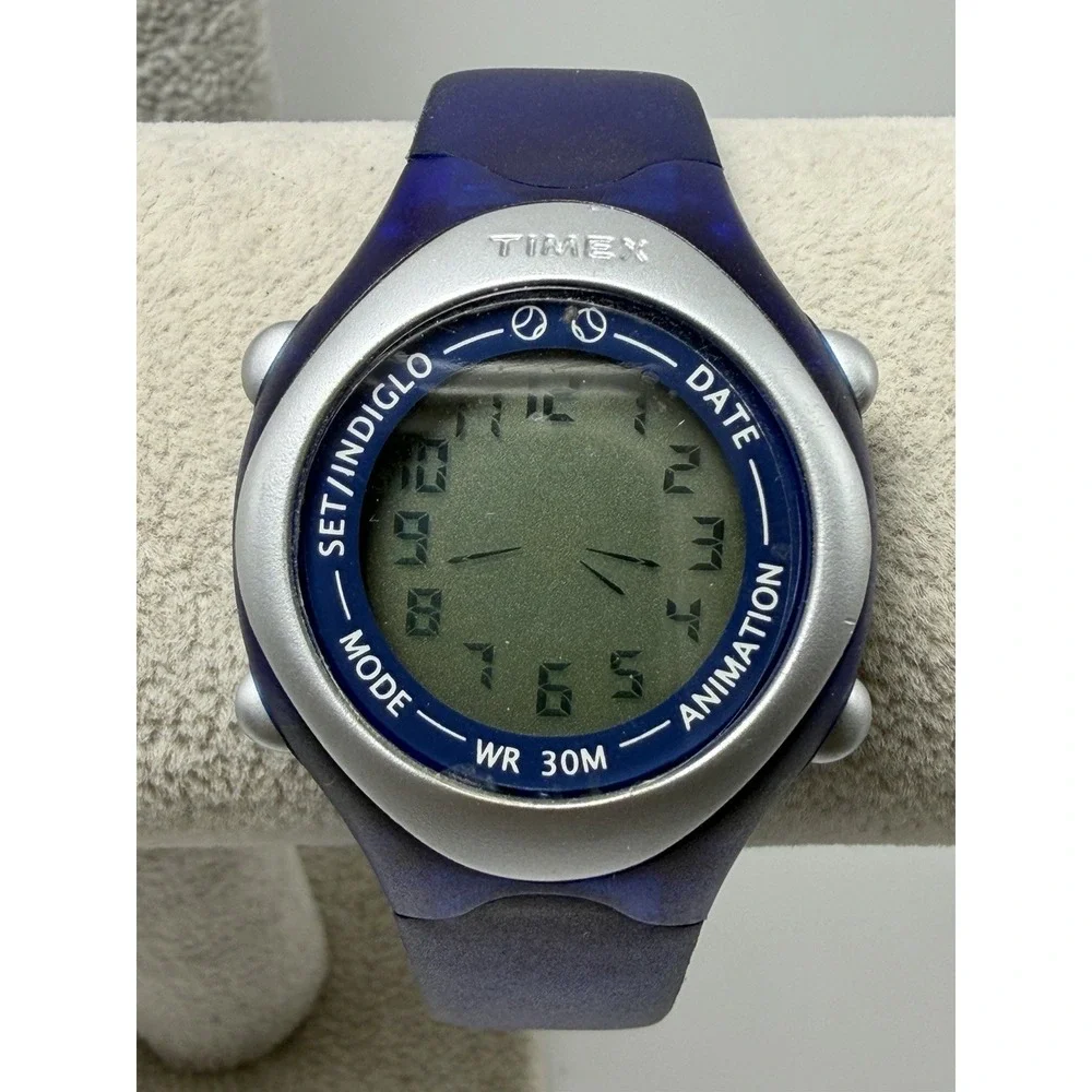 Timex T79171 2005 New Battery Ladies Digital Watch 34MM 7